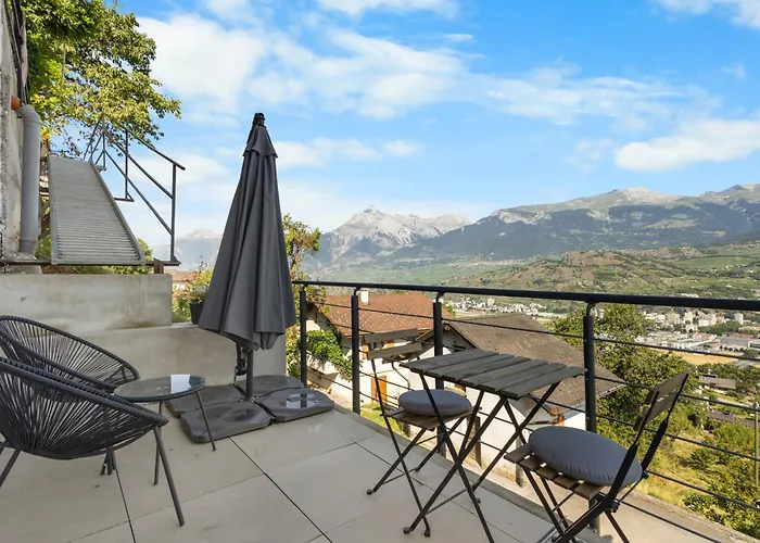 Apartment La Capsule - Avec Vue Panoramique Sion